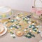 300 Pcs Sage Green Happy Birthday Confetti Greenery Gold Table Confetti Decorations Green and Gold Birthday Party Decorations (Happy Birthday)